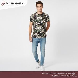 Men’s Tropical Tee-XL